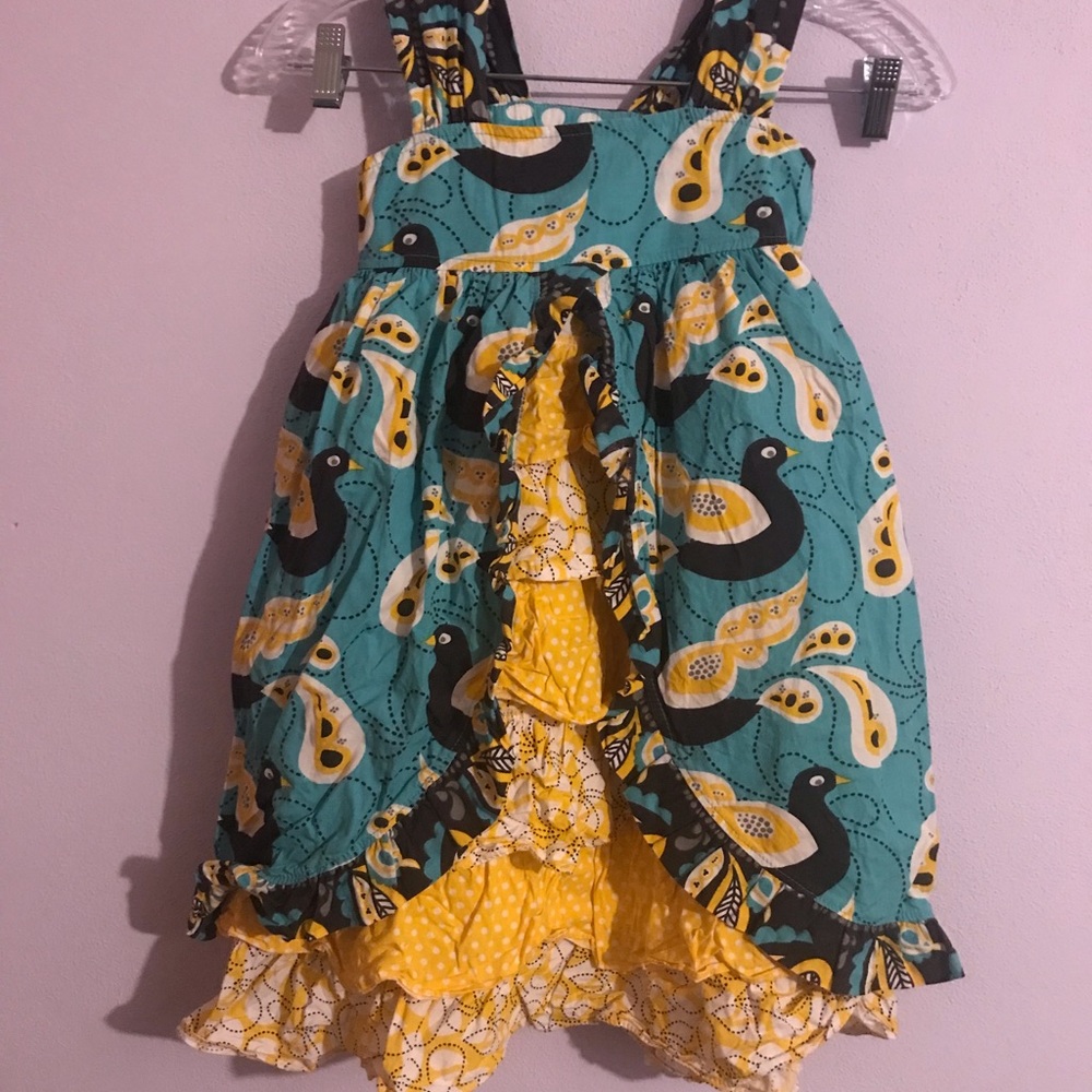 Jelly the Pug. Girls dress. Size 7